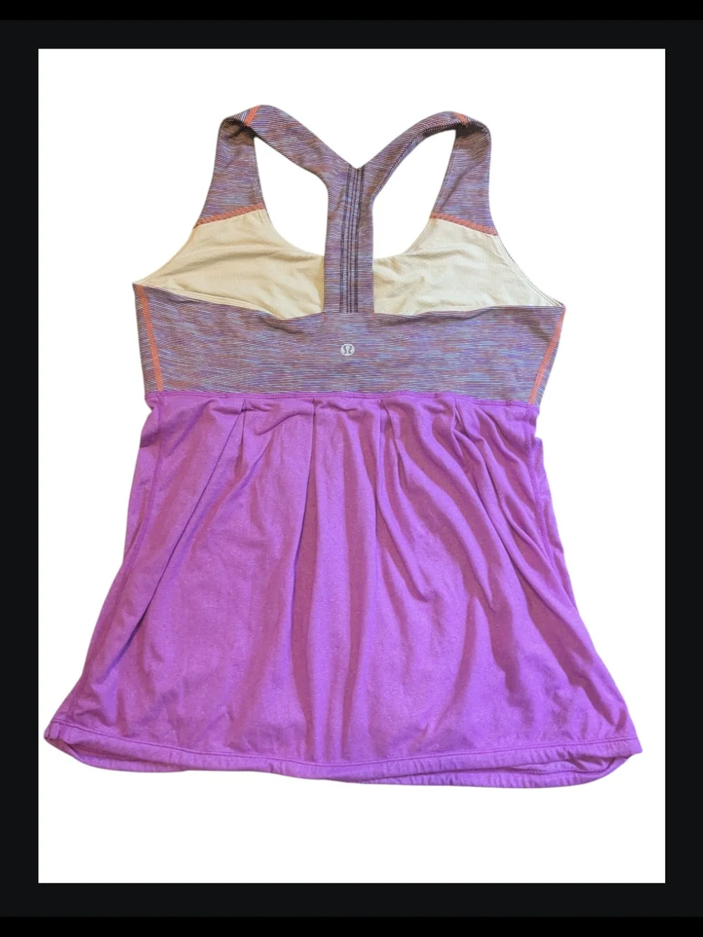 LULULEMON POWER DANCE TANK - Size -12 - *NO SIZE TAG* Shelf Bra - Workout - Picture 5 of 11